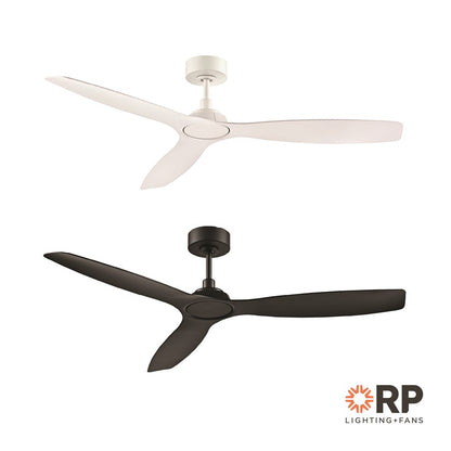 RP Lighting Cirova 3Bld 52" Ceiling Fan, Matte Black