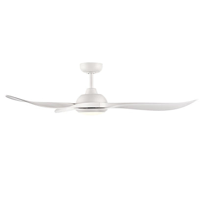RP Lighting Wynleaf 3Bld 52" LED Ceiling Fan, White/Etched