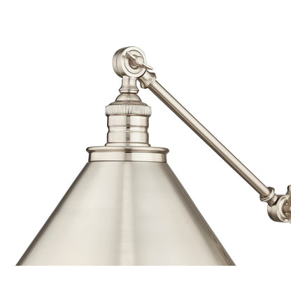 Millennium Lighting Edward 1Lt Swing Arm Sconce, Gold/ Gold