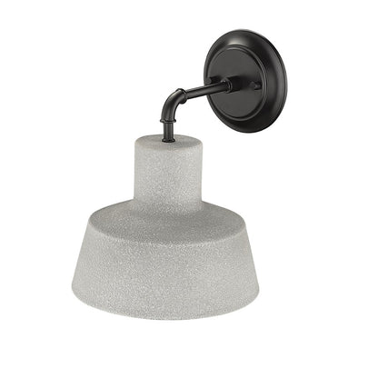 Millennium Lloyd 1Lt 12" Outdoor Wall Sconce, Textured Cement