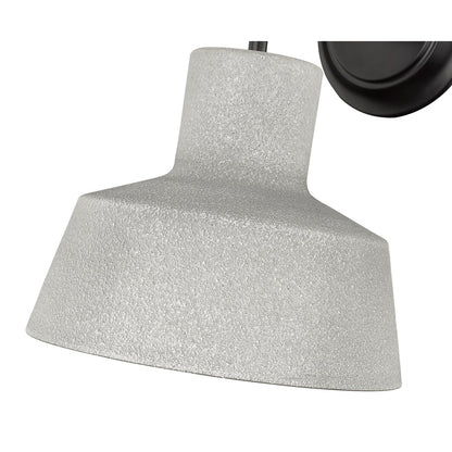 Millennium Lloyd 1Lt 12" Outdoor Wall Sconce, Textured Cement