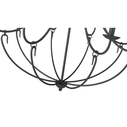 Millennium Lighting Eisley 8Lt Chandelier, Black