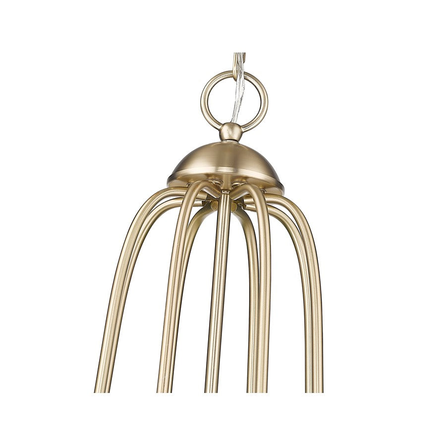 Millennium Lighting Eisley 8Lt Chandelier, Modern Gold