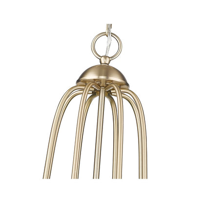 Millennium Lighting Eisley 8Lt Chandelier, Modern Gold