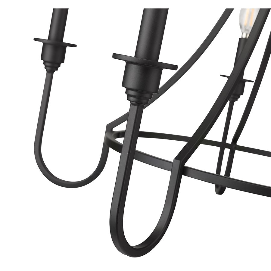 Millennium Lighting Artemis 5Lt 26" Chandelier, Black