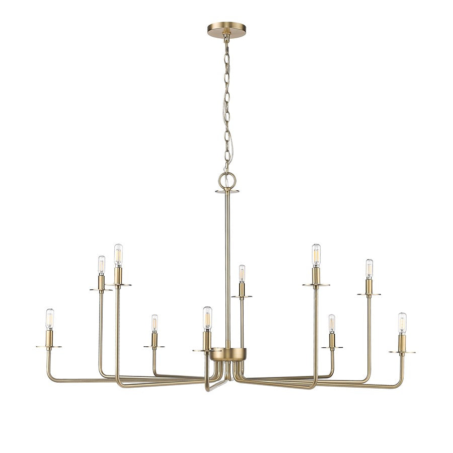 Millennium Lighting Marceline 1Lt Chandelier, Modern Gold