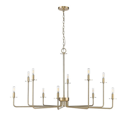 Millennium Lighting Marceline 1Lt Chandelier, Modern Gold