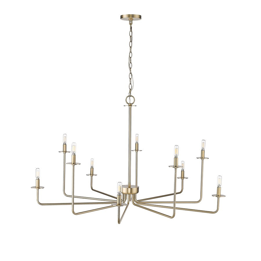 Millennium Lighting Marceline 1Lt Chandelier, Modern Gold