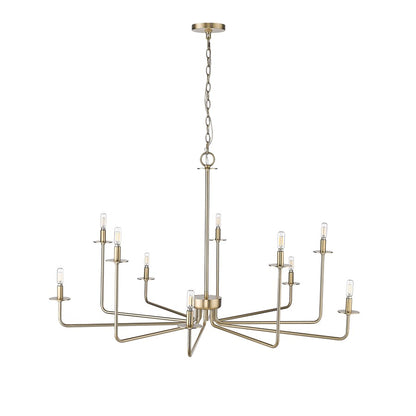 Millennium Lighting Marceline 1Lt Chandelier, Modern Gold