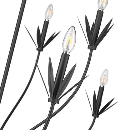Millennium Lighting Primrose 8Lt Chandelier, Black