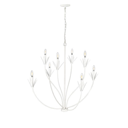 Millennium Lighting Primrose 8Lt Chandelier, Textured White