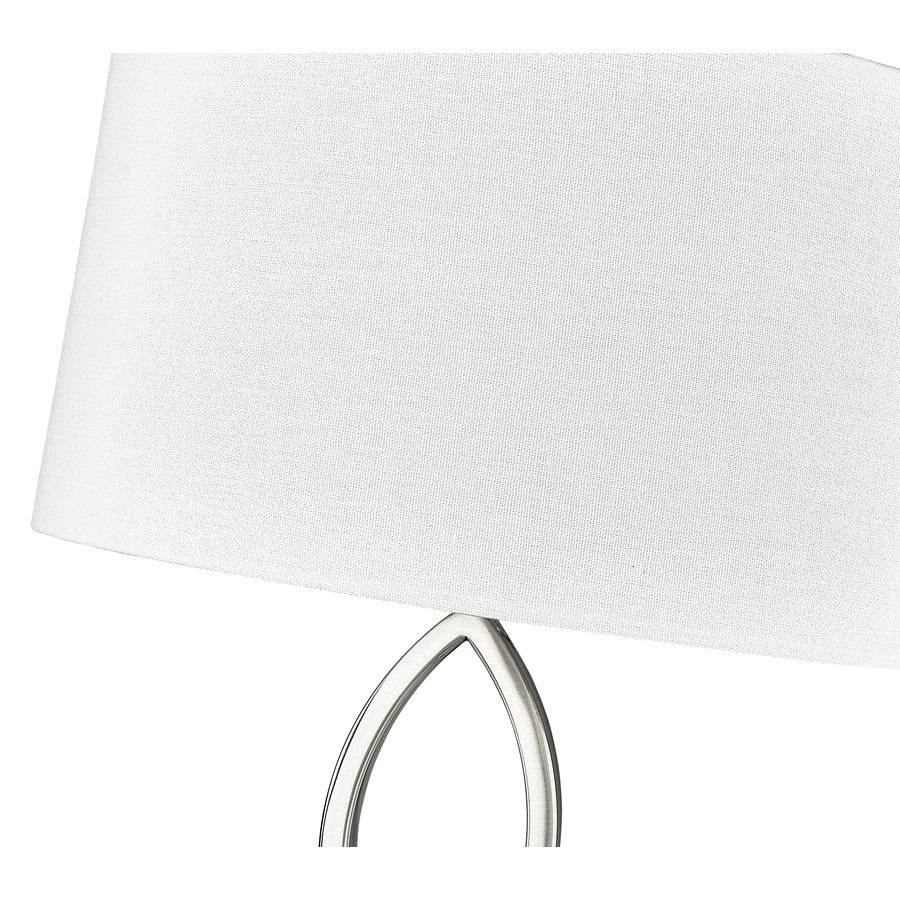 Millennium Lighting Rylee 1Lt Wall Sconce, Brushed Nickel/Linen