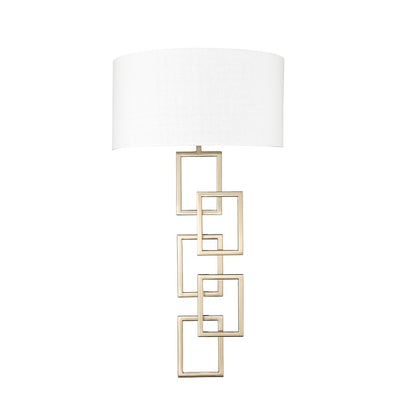 Millennium Lighting Rylee 2 Light Bathroom Wall Sconce, Modern Gold - 14102-MG