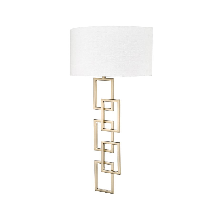 Millennium Lighting Rylee 2 Light Bathroom Wall Sconce, Modern Gold