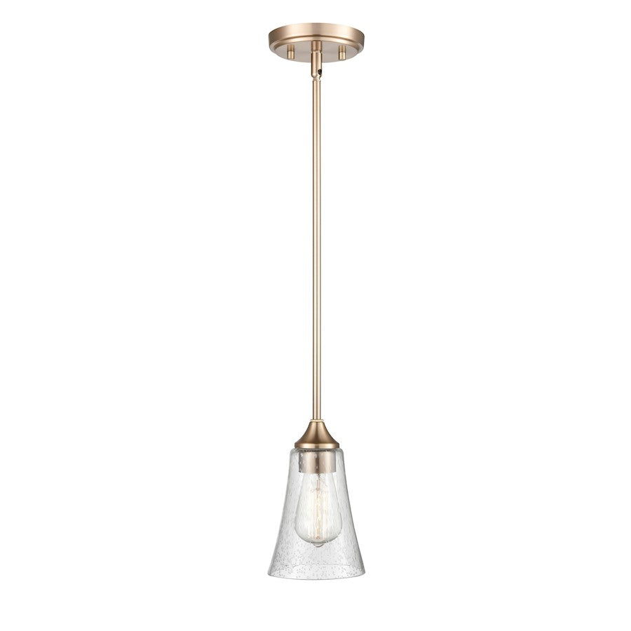 1 Light 46.5" Pendant, Clear