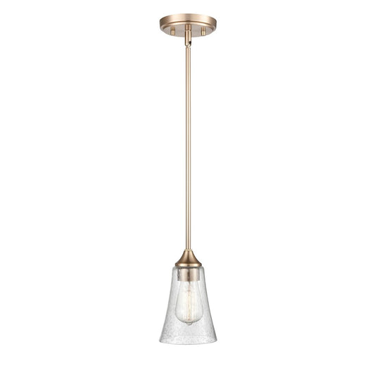 1 Light 46.5" Pendant, Clear