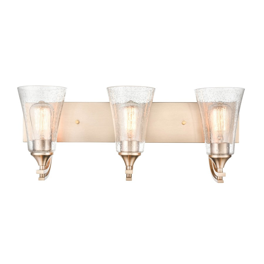 3 Light Bathroom Vanity Light, Clear
