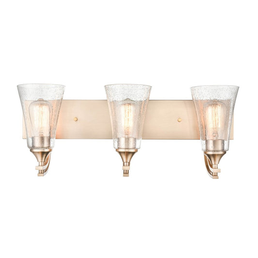 3 Light Bathroom Vanity Light, Clear