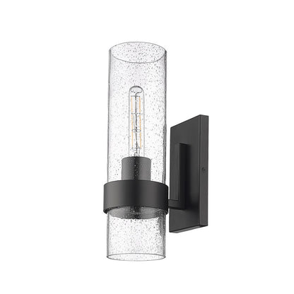 Millennium Lighting 1Lt Wall Sconce, Black/Clear