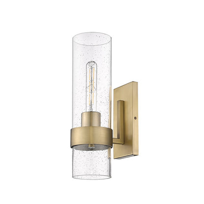 Millennium Lighting 1Lt Wall Sconce, Vintage Brass/Clear