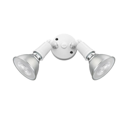 Millennium Lighting 2Lt 5" Security Flood Light, White/White - 16002-MW