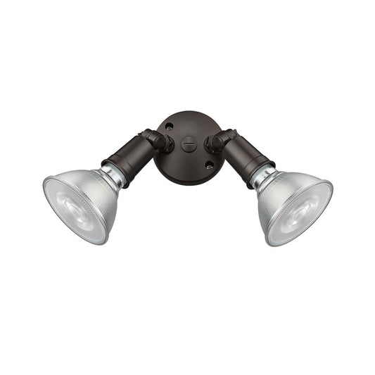 Millennium Lighting 2Lt 5" Security Flood Light, Bronze/Bronze - 16002-PBZ