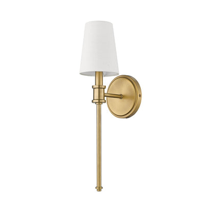 Millennium Lighting Adorra 1Lt Wall Sconce, Vintage Brass/Linen