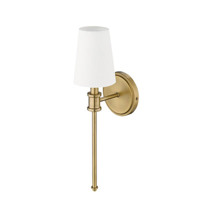 Millennium Lighting Adorra 1Lt Wall Sconce, Vintage Brass/Linen