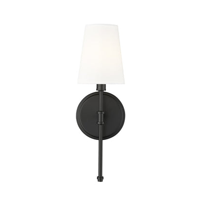 Millennium Lighting Adorra 1Lt 15" Wall Sconce, Black/White