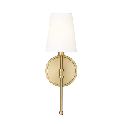 Millennium Lighting Adorra 1Lt 15" Wall Sconce, Vintage Brass/White