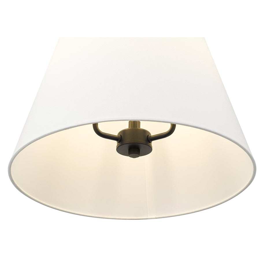 Millennium Lighting Adorra 3Lt 16" Pendant, Black/White