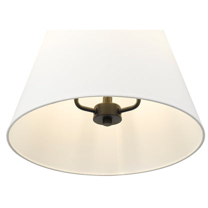 Millennium Lighting Adorra 3Lt 16" Pendant, Black/White