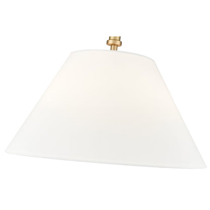 Millennium Lighting Adorra 3Lt 16" Semi-Flush Mount, Brass/White