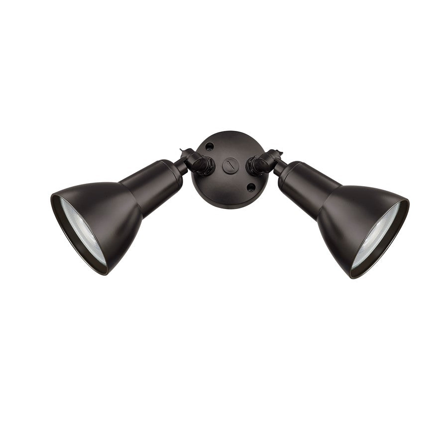 Millennium Lighting 2Lt 16" Security Flood Light, Bronze/Bronze - 17002-PBZ