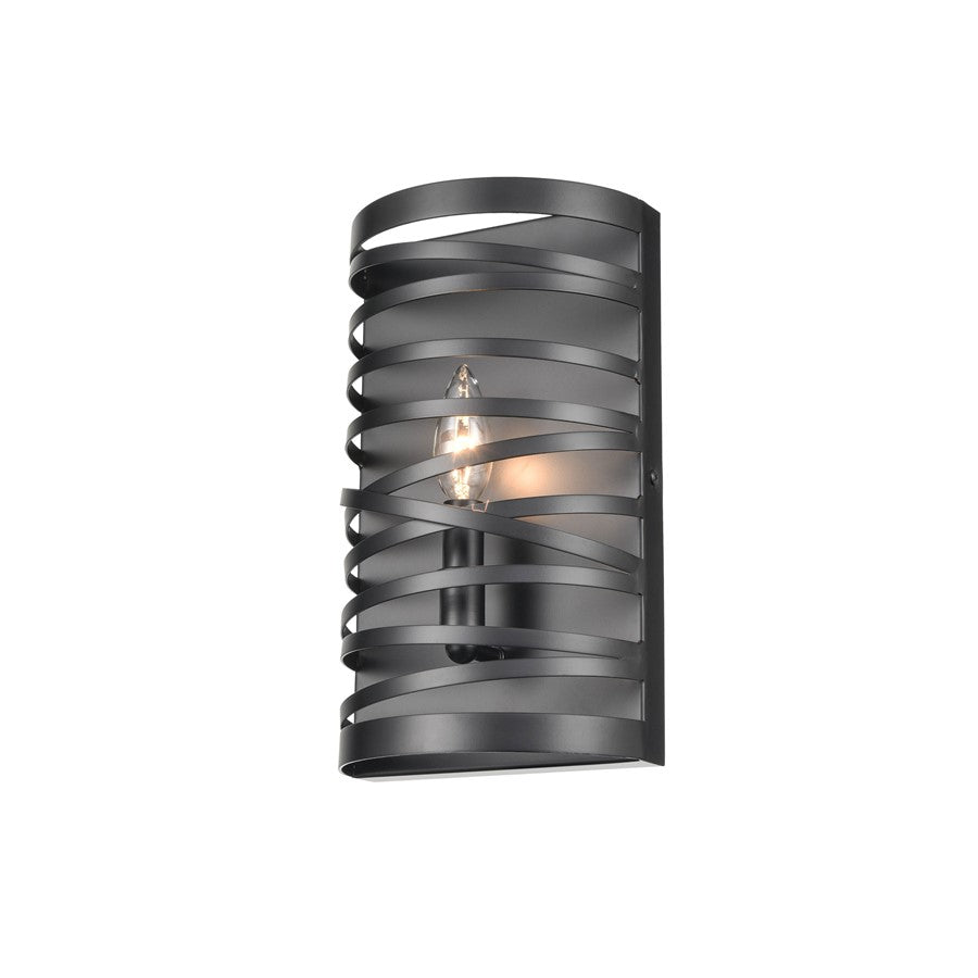 Millennium Lighting 1 Light Wall Sconce, Matte Black