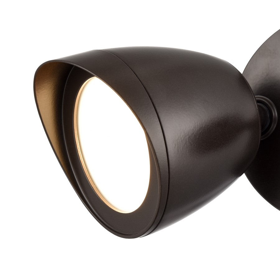 Millennium Lighting Security Flood Light, Bronze/Clear
