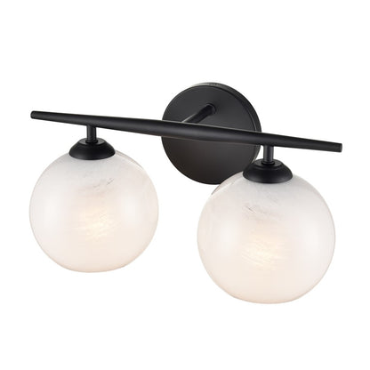 Millennium Lighting Kimorra 2Lt Vanity, Black