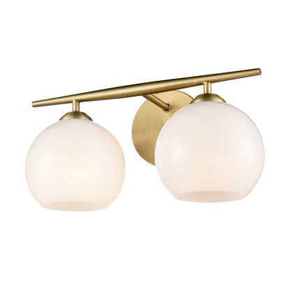 Millennium Lighting Kimorra 2Lt Vanity, Vintage Brass
