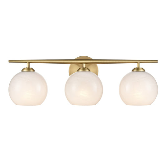 Millennium Lighting Kimorra 3Lt Vanity, Vintage Brass - 18103-VB