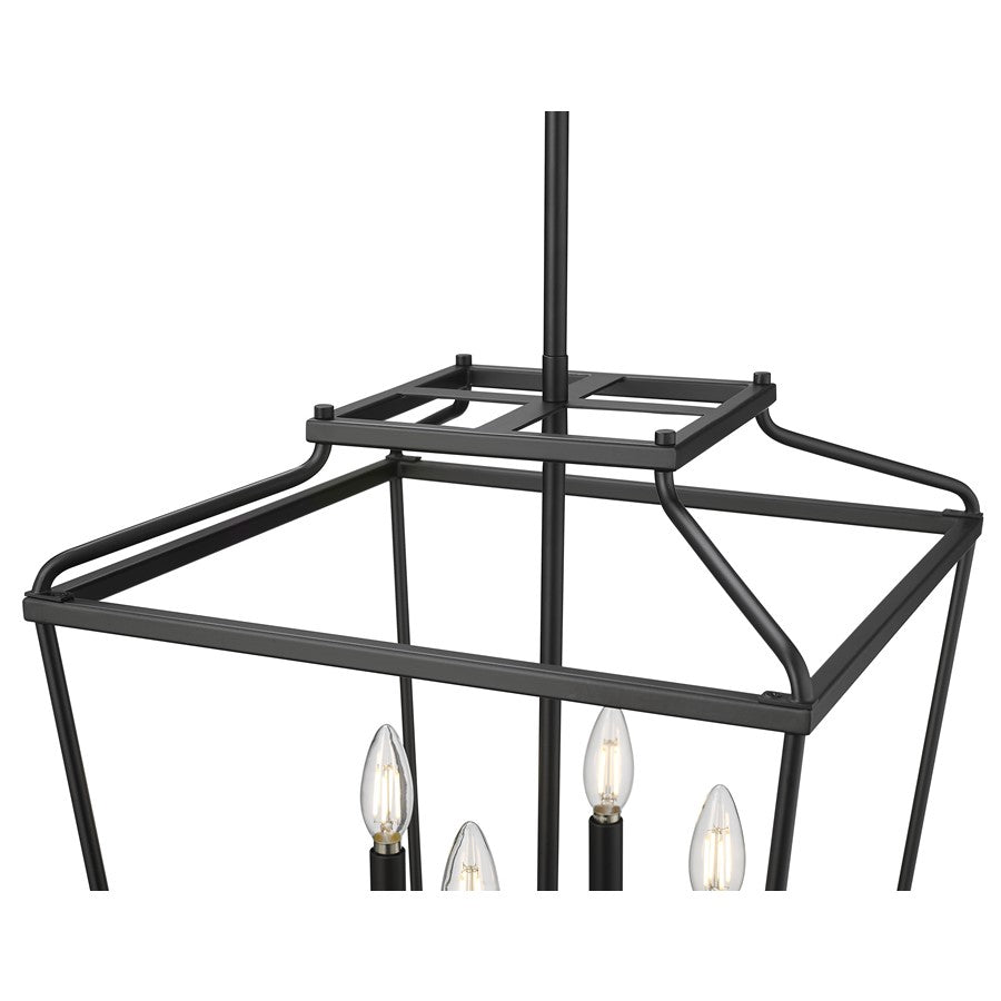 Millennium Lighting Nellita 4Lt 21" Pendant, Black