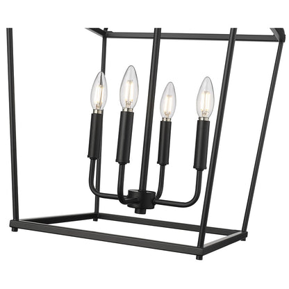 Millennium Lighting Nellita 4Lt 21" Pendant, Black