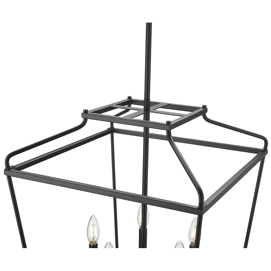 Millennium Lighting Nellita 5Lt 18" Pendant, Black