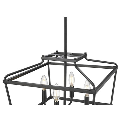 Millennium Lighting Nellita 4Lt 13" Pendant, Black