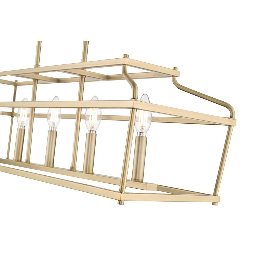Millennium Lighting Nellita 5Lt 34" Island, Vintage Brass
