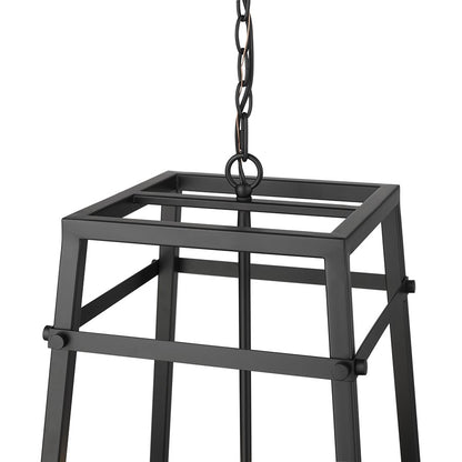 Millennium Lighting Tellsa 4Lt 24" Pendant, Black