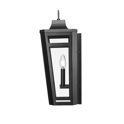 Millennium Lighting Sumerlin 2Lt 19" Outdoor Sconce, Black/Clear