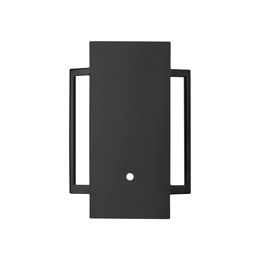 Millennium Lighting Rezi 1Lt 10" Wall Sconce, Black/Clear Handmade