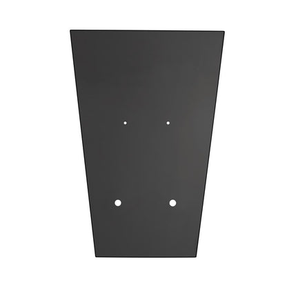 Millennium Lighting Munger 2Lt 20" Outdoor Wall Sconce, Black/Clear