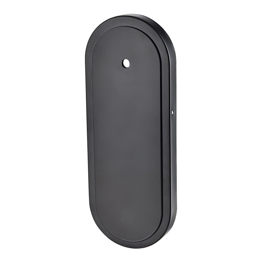 Millennium Lighting Luxio 1Lt 25" Outdoor Wall Sconce, Black/Clear