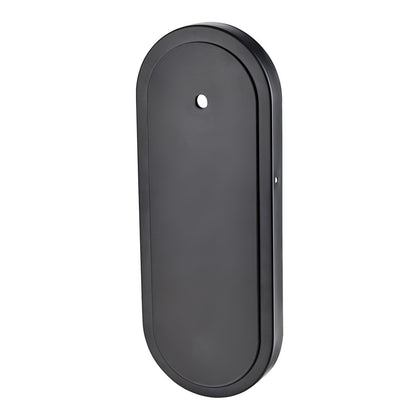 Millennium Lighting Luxio 1Lt 25" Outdoor Wall Sconce, Black/Clear